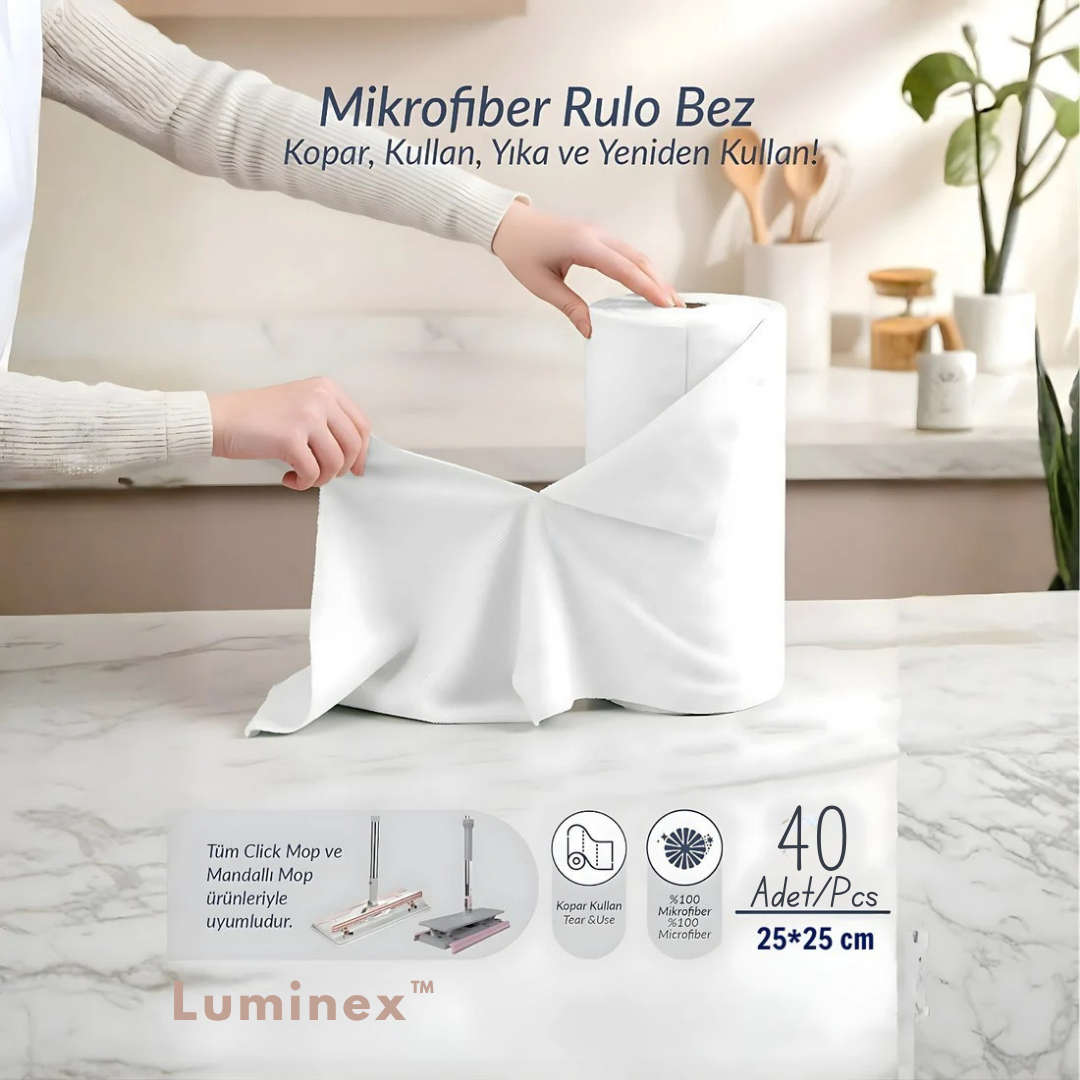 Luminex™ Mikrofiber Rulo Havlu